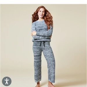 NWT SOFTIES Women's Gray Knit Lounge Set